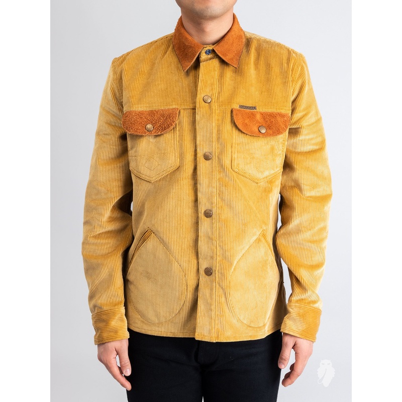 “Eagle Rising” Corduroy Jacket in California Gold