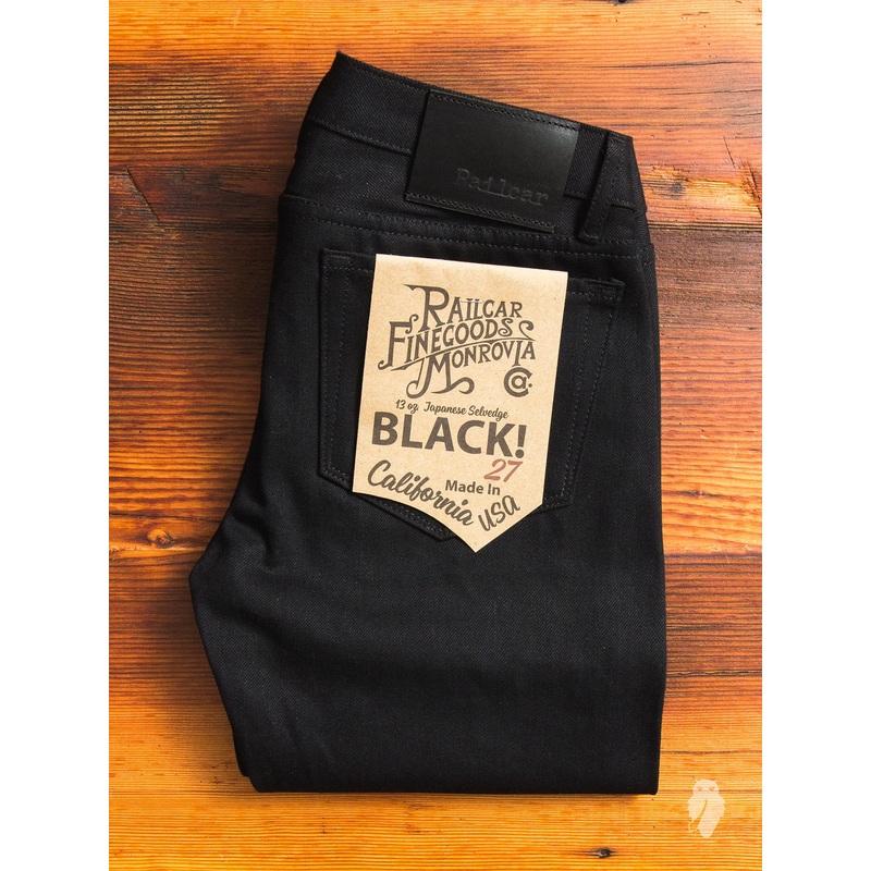 x026 Women’s 13oz Black Selvedge Denim – Vixen Fit