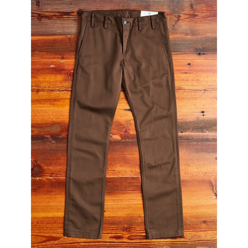 “Officer Trouser” in Nutmeg Twill