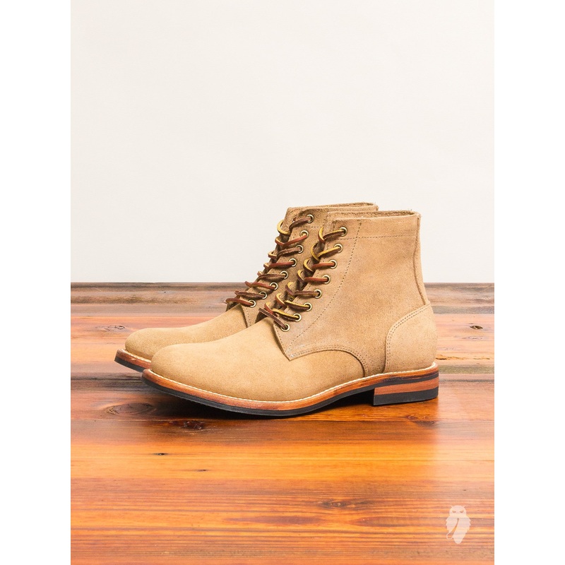 “Dainite Trench Boot” in Natural Rough-Out