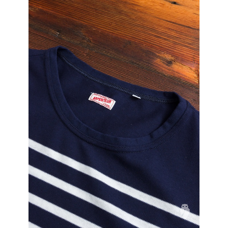 Rachel Loomed T-Shirt in Navy