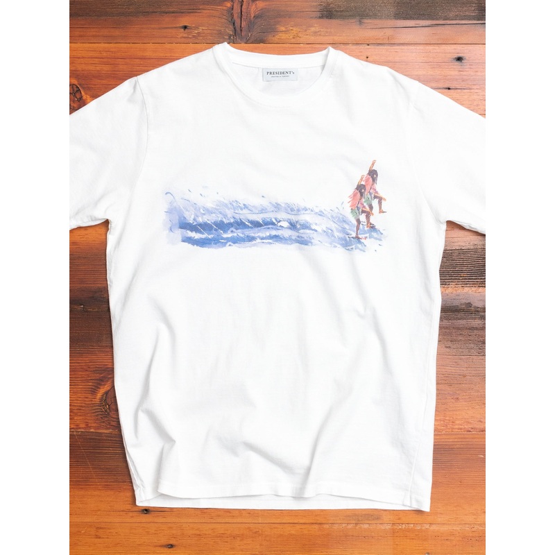 “Mirage Surfer” T-Shirt in White