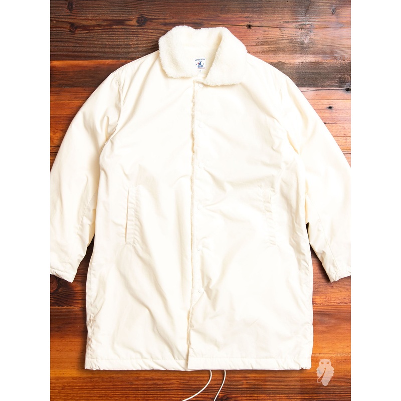 “Quart” Long Coat in Cream