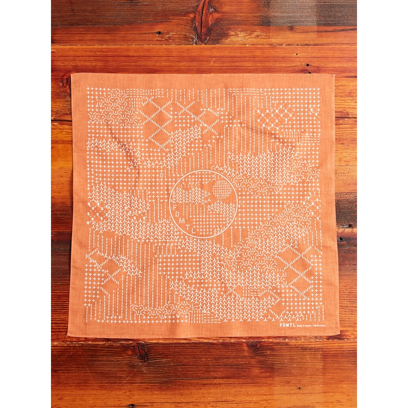 Sashiko Bandana in Brick