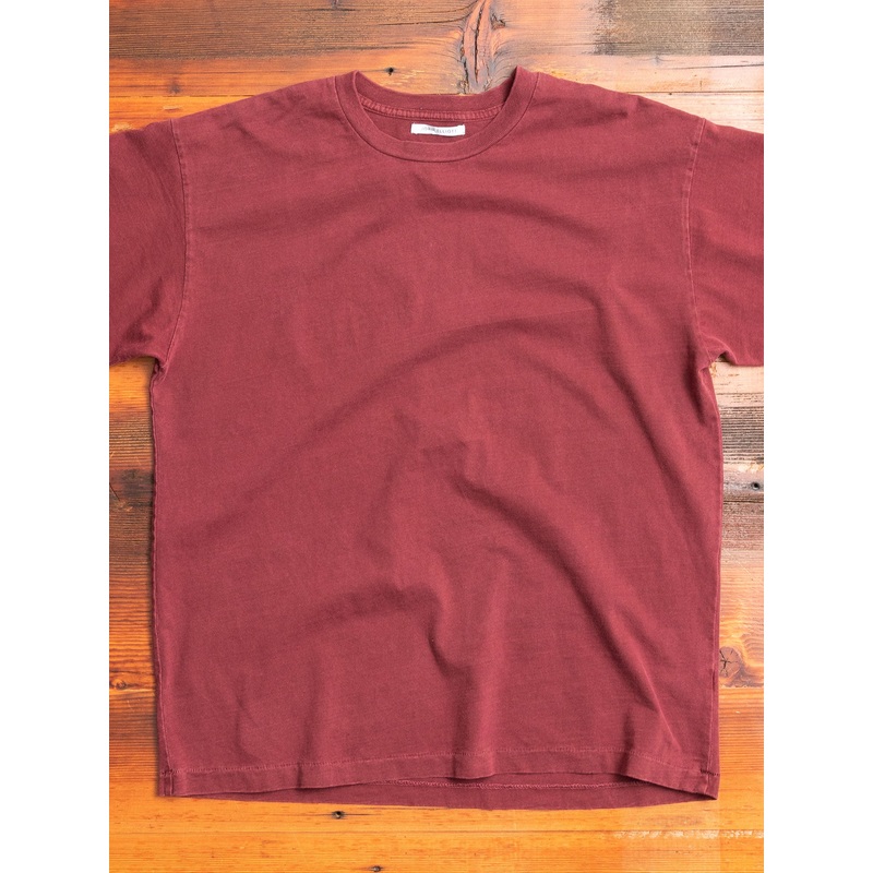 University T-Shirt in Oxblood