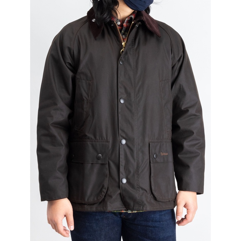 “Classic Bedale” Wax Jacket in Olive