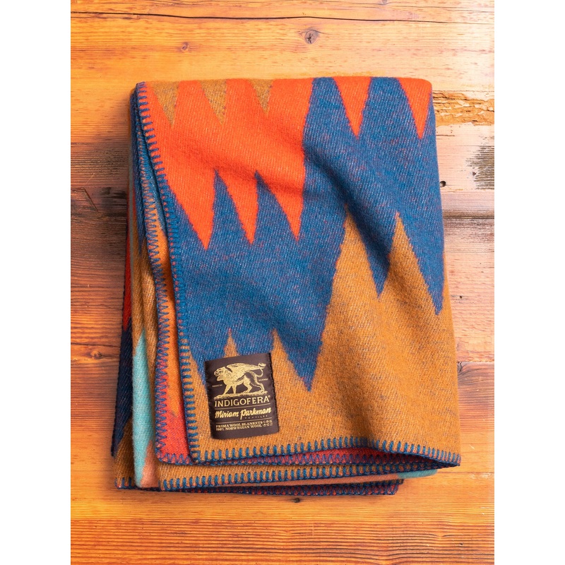 “Mountain Dazzler” Norwegian Wool Blanket