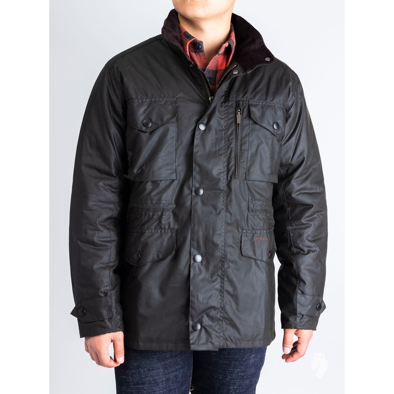 “Sapper” Wax Jacket in Olive