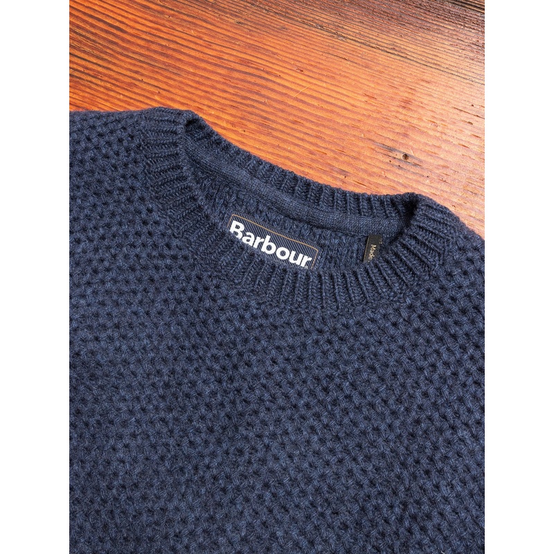 “Talon” Crewneck Sweater in Navy