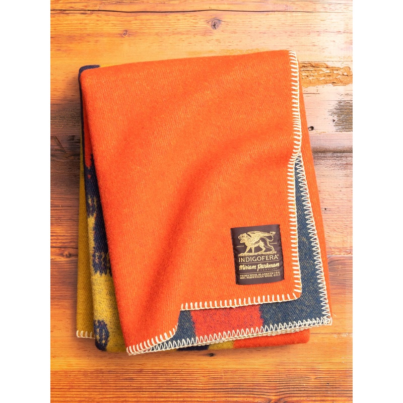 “Treasure Trail” Norwegian Wool Blanket