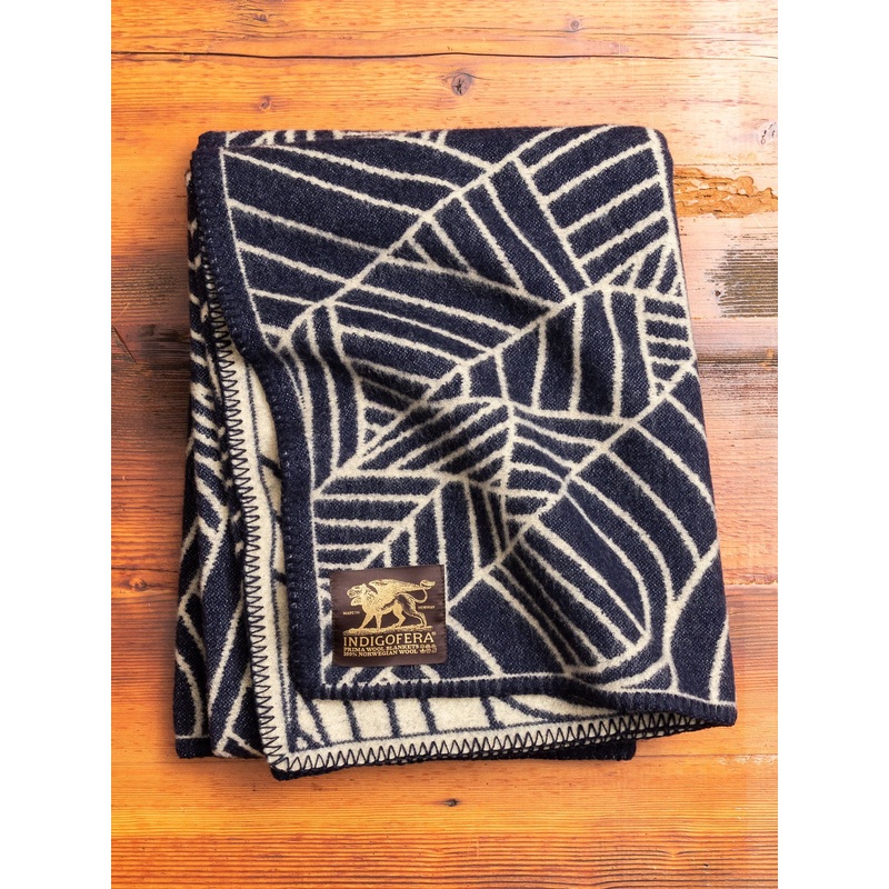 “Warp Yarn” Norwegian Wool Blanket