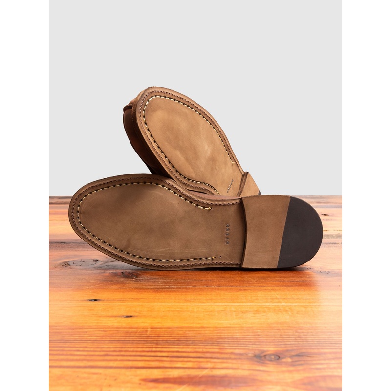 Slouchy Loafers in Dark Brown
