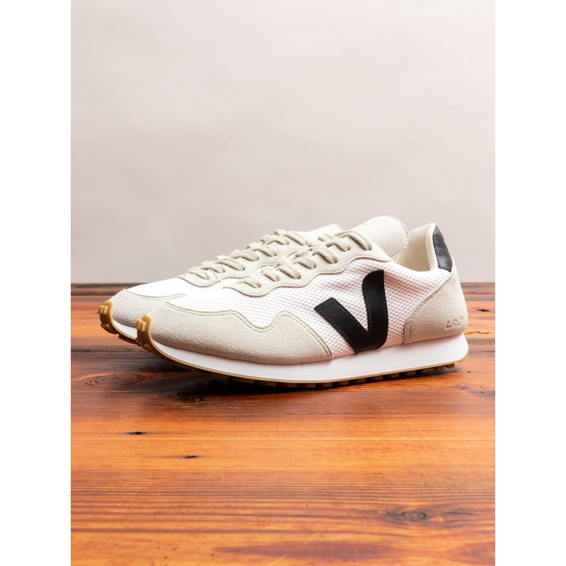 SDU Rec Sneaker in White Black Natural