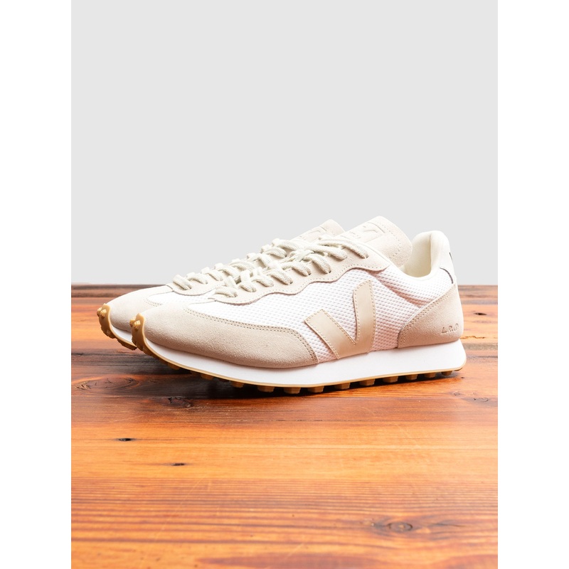 Rio Branco Sneaker in White Pierre Natural