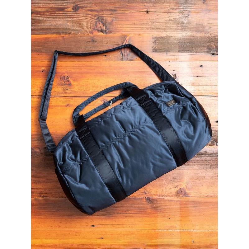 “Tanker” 2-Way Boston Bag (M) in Iron Blue