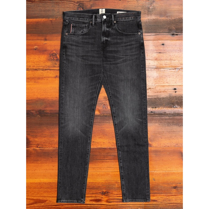 “Noel” 14oz Washed Black Stretch Selvedge Denim – Scissors Slim Tapered