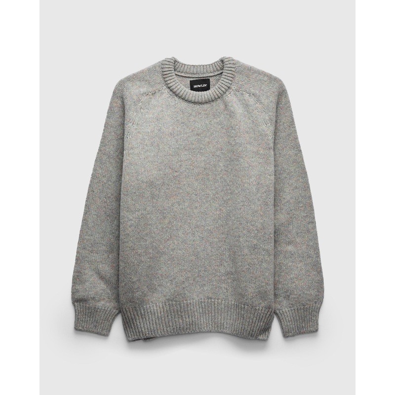 “Boxy Space Knit” Wool Sweater in Galaxy