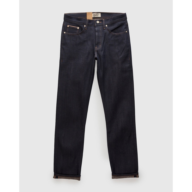 “Coffee Dye” 12.5oz Selvedge Denim – Weird Guy Fit