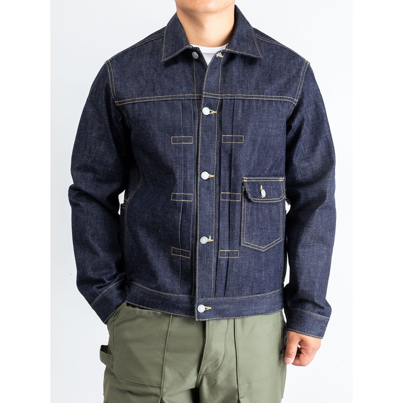 14oz Selvedge Denim Gardener R Jacket in Indigo
