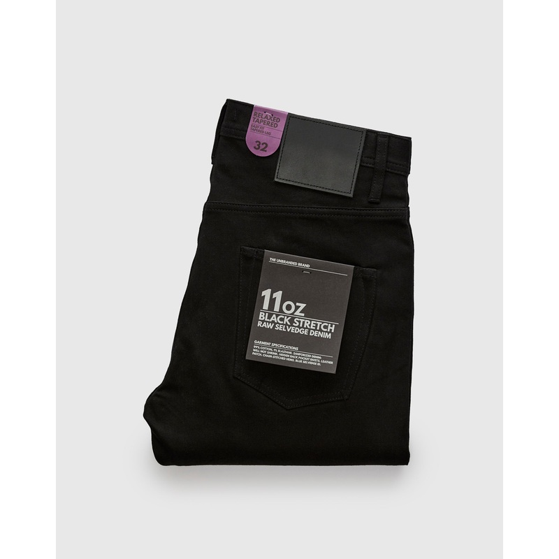 UB644 11oz Black Stretch Selvedge – Relaxed Tapered Fit