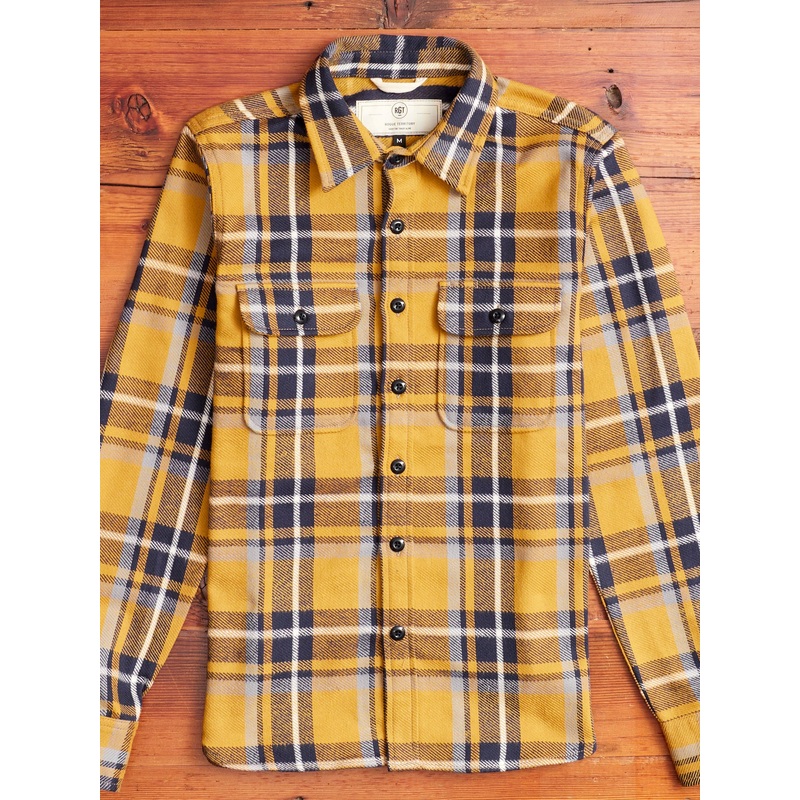“Field Shirt” in Gold Plaid