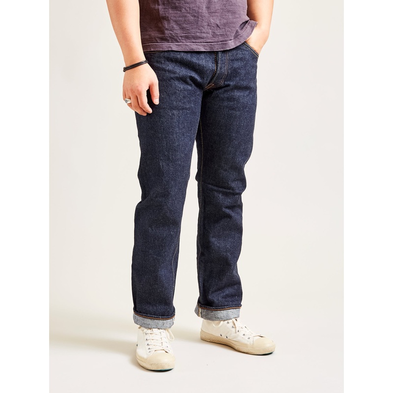 XX-005 14oz Rinsed Selvedge Denim – Slim Straight Fit