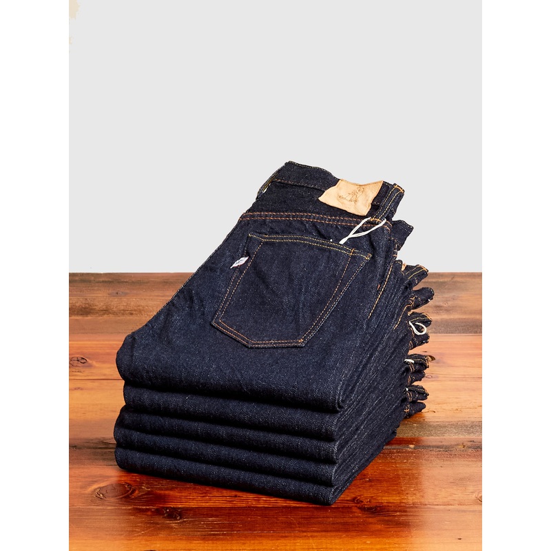 XX-005 14oz Rinsed Selvedge Denim – Slim Straight Fit