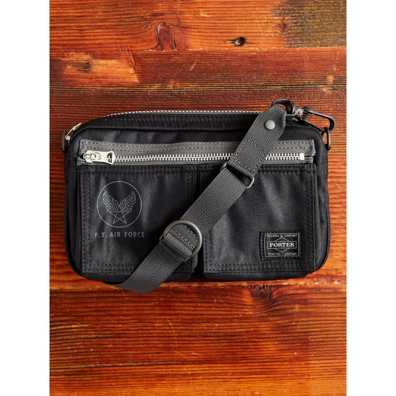 “Flying Ace” Shoulder Bag (S) in Black