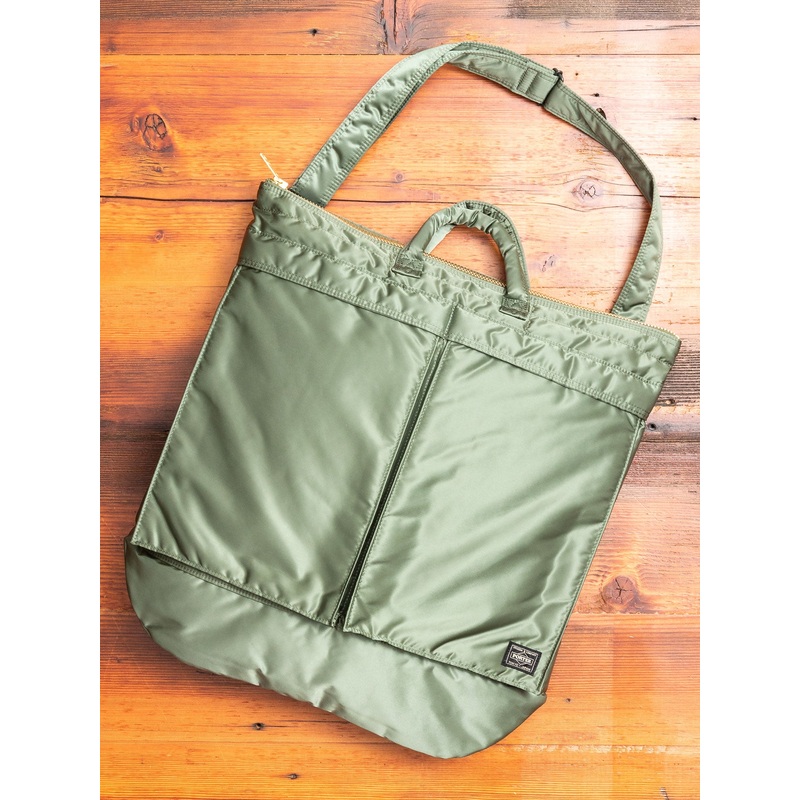 “Tanker” 2-Way Helmet Bag in Sage Green