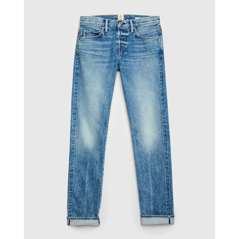 “Lou” 12.5oz Washed Natural Slub Selvedge Denim – Pen Slim