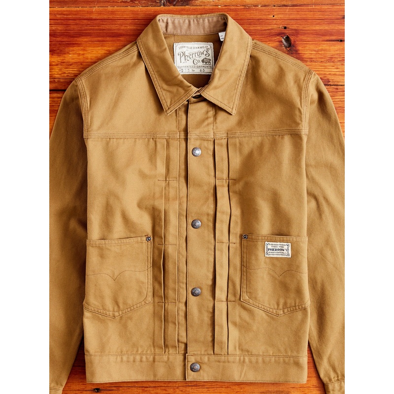 222WJ Duck Canvas Jacket in Brown