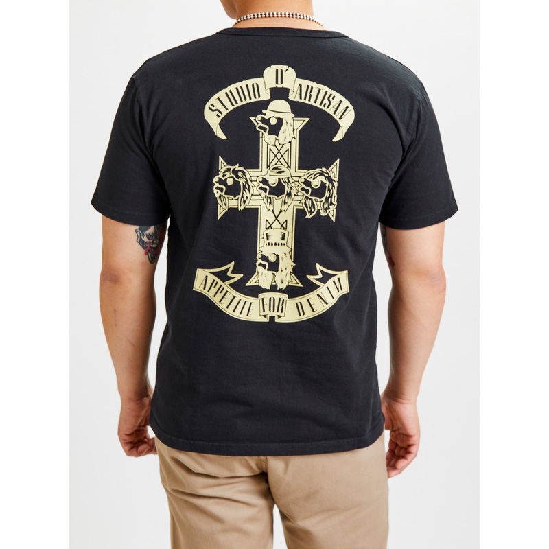 “Appetite for Denim” T-Shirt in Black