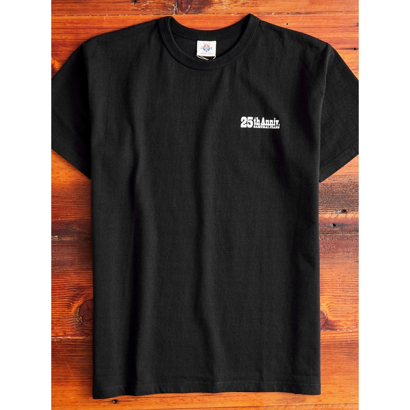 “25th Anniversary” Heavyweight T-Shirt in Black