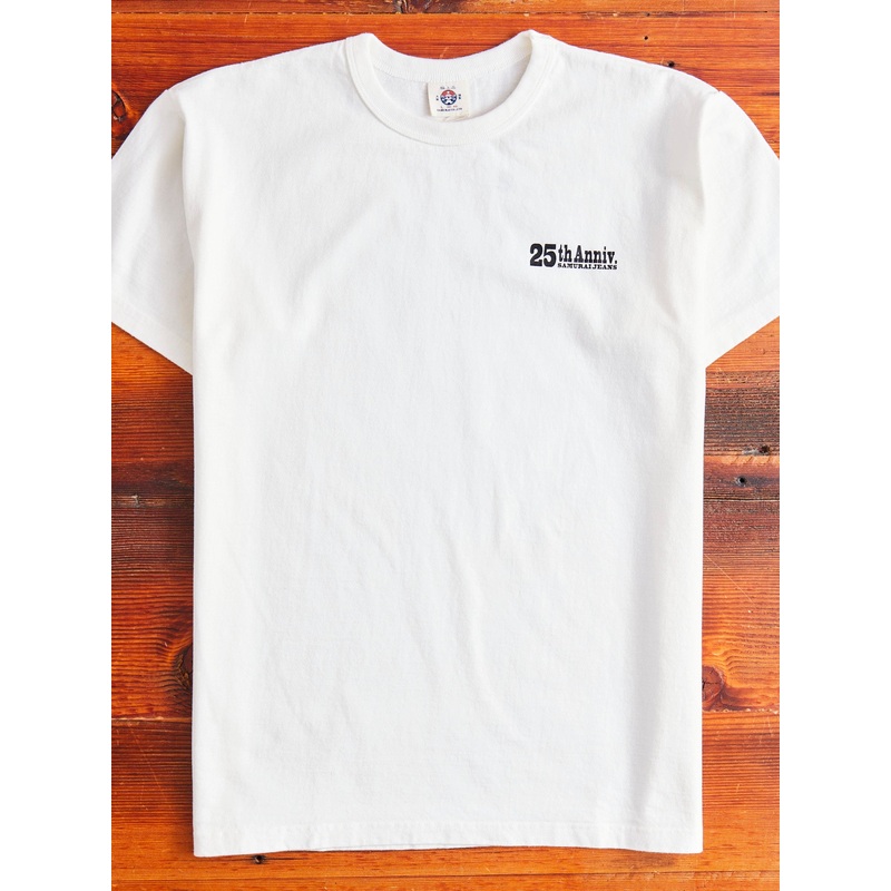 “25th Anniversary” Heavyweight T-Shirt in White