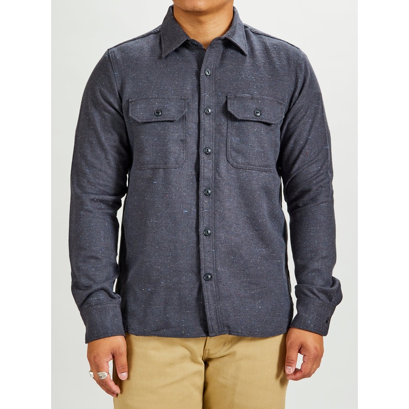 “Field Shirt” in Grey Rainbow Nep