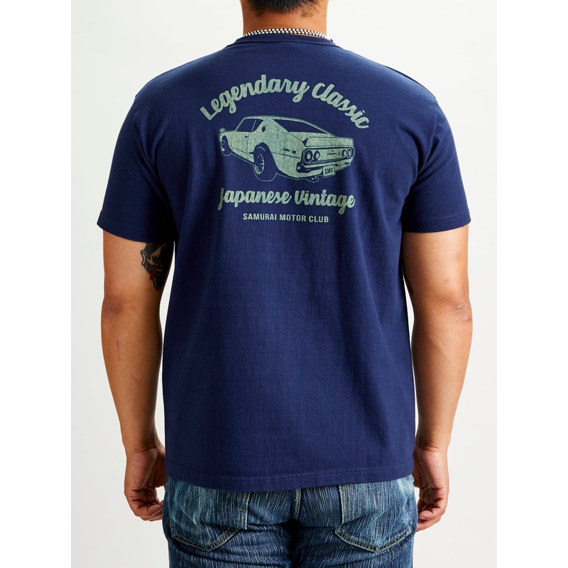 “Ken & Mary” Heavyweight T-Shirt in Navy