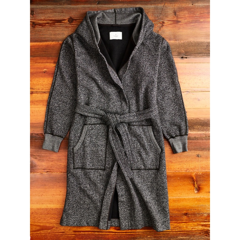 “Tiger Fleece” Robe in Black