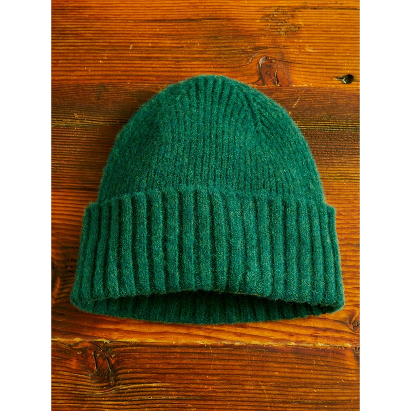 “King Jammy” Wool Beanie in Green Dream