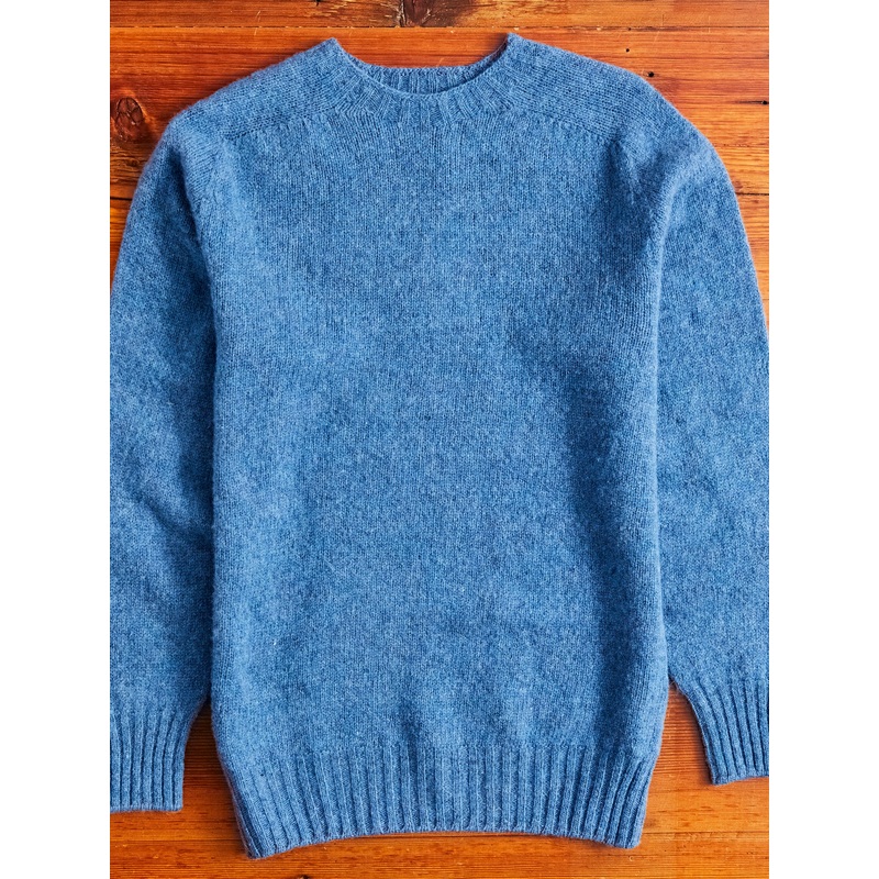 “Birth of the Cool” Wool Sweater in Paradise Blue
