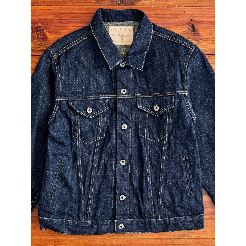 02527P “Kiwami” 16oz Natural Indigo Selvedge Denim Jacket