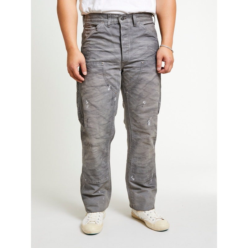 Jenkins Carpenter Pants in Distressed Grey