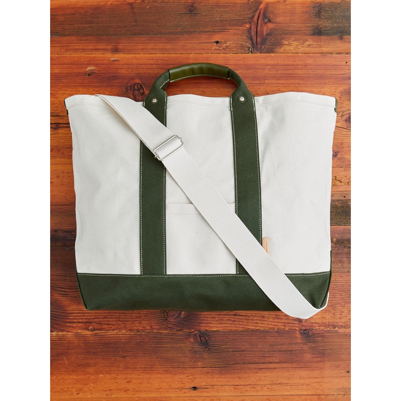 Campus Big Tote Bag in Khaki