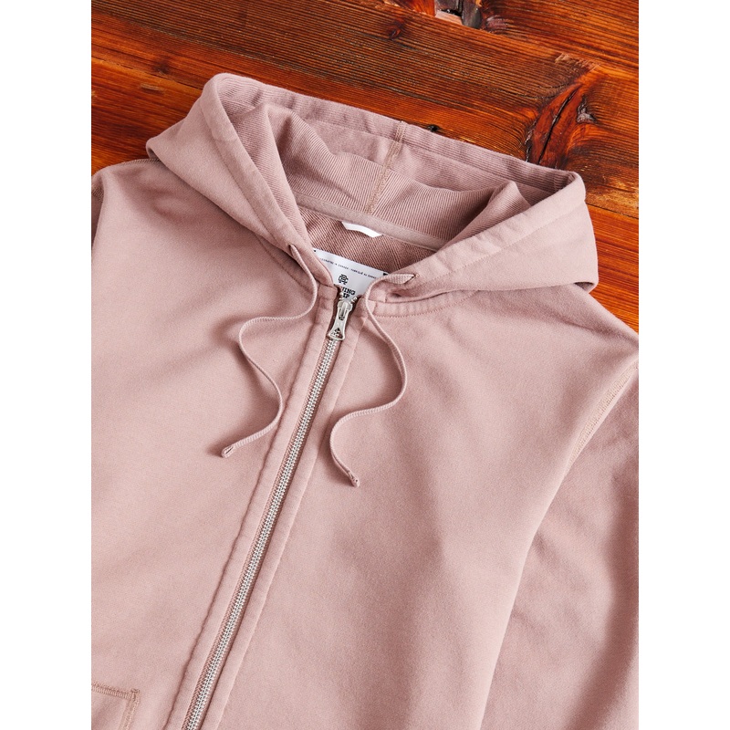 Zip Hoodie in Desert Rose