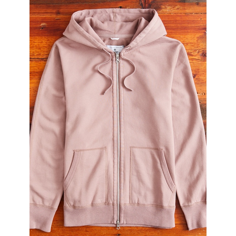 Zip Hoodie in Desert Rose