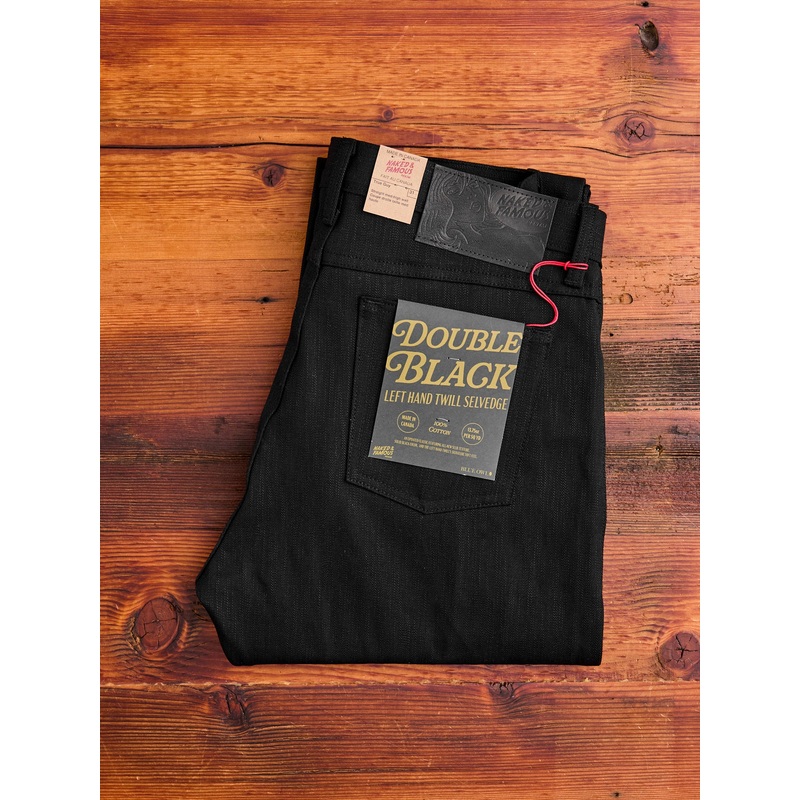 “Anniversary Left Hand Twill – Double Black Edition” 13.75oz Selvedge Denim – True Guy Fit