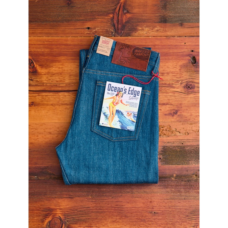 “Ocean’s Edge” 13oz Selvedge Denim – Weird Guy Fit