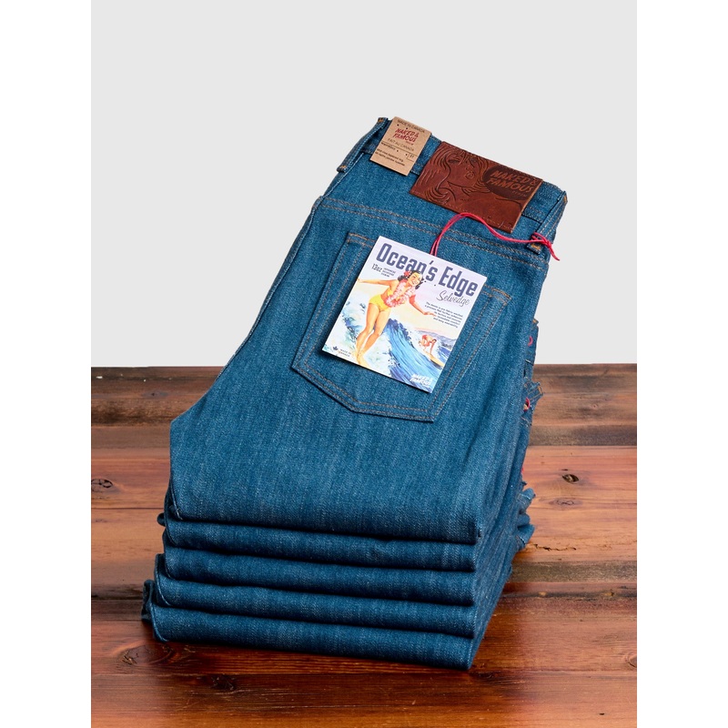 “Ocean’s Edge” 13oz Selvedge Denim – Weird Guy Fit