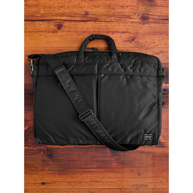 “Tanker” 2-Way Briefcase in Black