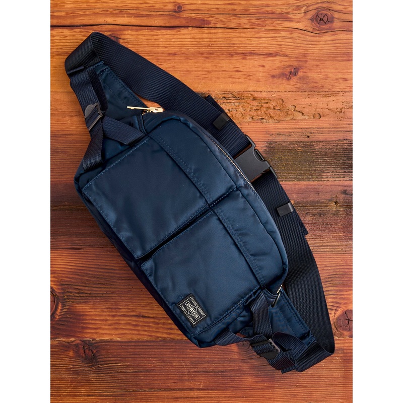 “Tanker” 2-Way Waist Bag in Iron Blue