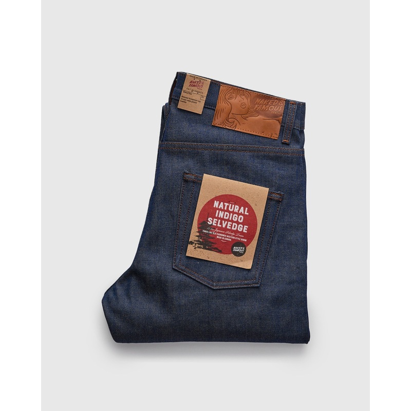 “Natural Indigo Selvedge” 12.5oz Selvedge Denim – Easy Guy Fit